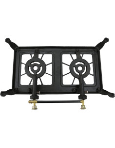 Estufa de Camping Portátil Stansport Doble Quemador 30000 B.T.U. 2