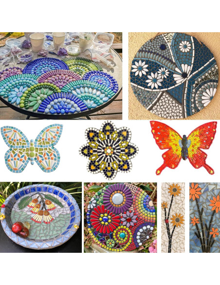 Azulejos de Mosaico de Vidrio Estilo Youway 228g - Colores Variados