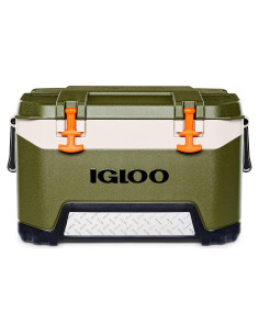 Hielera Igloo BMX 52 Qt Verde/Naranja Aislada Ligera
