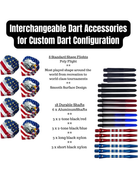 Juego de Dardos Profesionales SHOT TAKER STC - 6 Dardos 19g