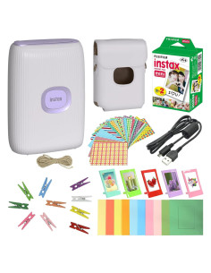 Impresora Fujifilm Instax Mini Link 2 Blanca Arcilla + 20 Hojas