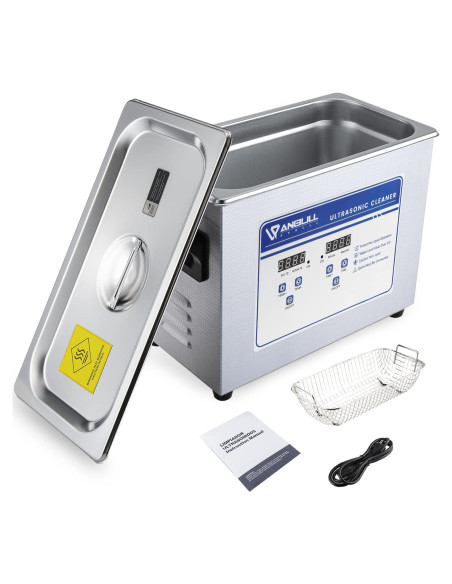 Limpiador Ultrasónico Anbull 4.5L 180W Acero Inoxidable