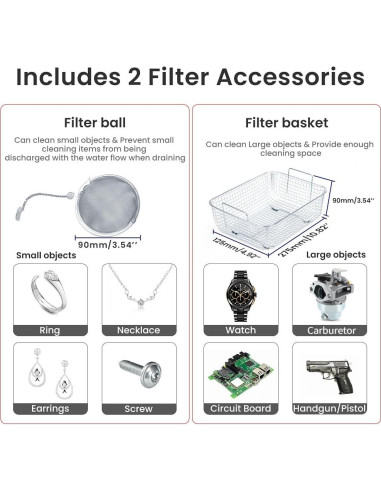 Limpiador Ultrasónico Anbull 4.5L 180W Acero Inoxidable