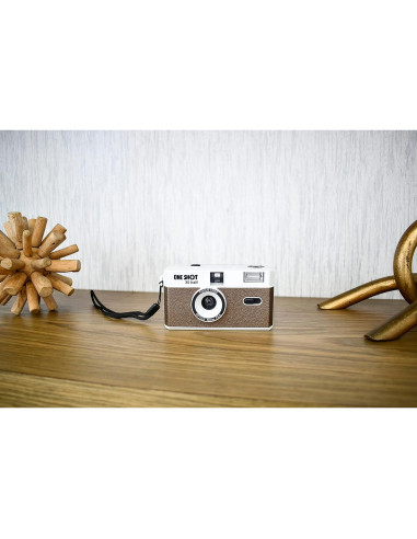 Cámara de película 1 Shot VF208H Marrón 35mm Reutilizable