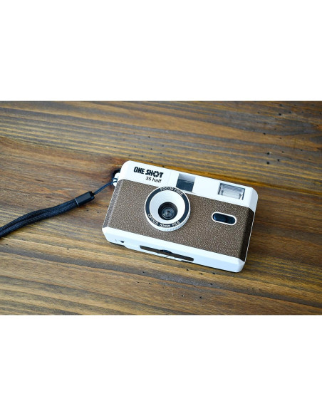 Cámara de película 1 Shot VF208H Marrón 35mm Reutilizable