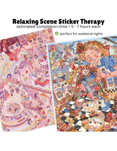 Kit de Pegatinas 3D DIY White + Sable - Set de 2 Multicolor 2