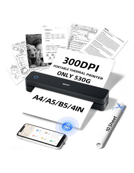 Impresora Térmica Portátil iDPRT MT610 Pro 300DPI Inalámbrica