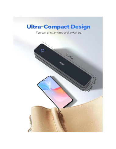 Impresora Térmica Portátil iDPRT MT610 Pro 300DPI Inalámbrica