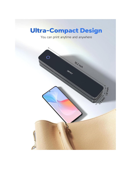 Impresora Térmica Portátil iDPRT MT610 Pro 300DPI Inalámbrica