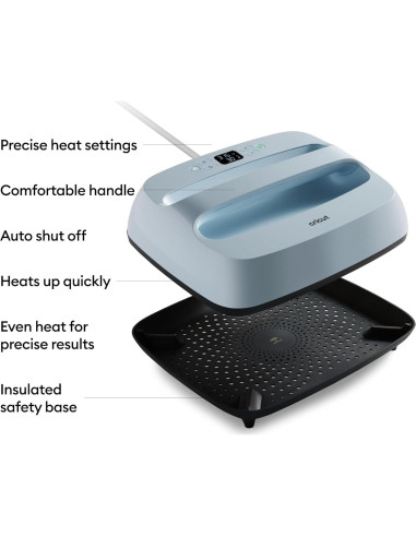 Cricut EasyPress 3 Prensa de Calor 30x25 cm Bluetooth