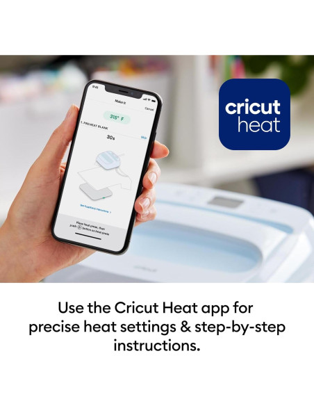 Cricut EasyPress 3 Prensa de Calor 30x25 cm Bluetooth