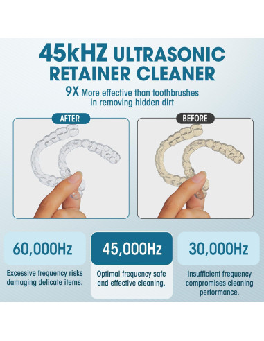 Limpiadora Ultrasónica Nicwell 200ml para Retenedores y Dentaduras
