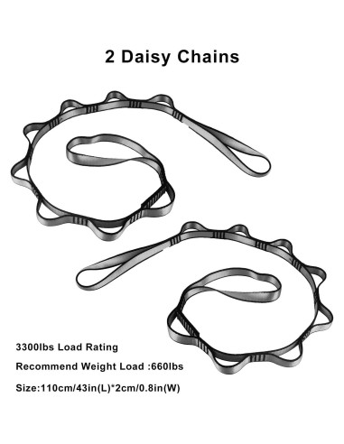 Hamaca de Yoga Aéreo F.Life 6.5 m Nylon Tricot Antigravedad