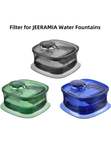 Filtros de Reemplazo para Fuente de Agua JEERAMIA 8 Pcs