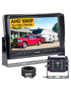 Sistema de Cámara de Respaldo Rohent R4 HD 1080P con Monitor 7"