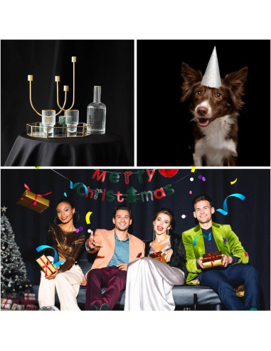 Cortina de Fondo Negra JINSUI 3x3m para Fotografía Profesional