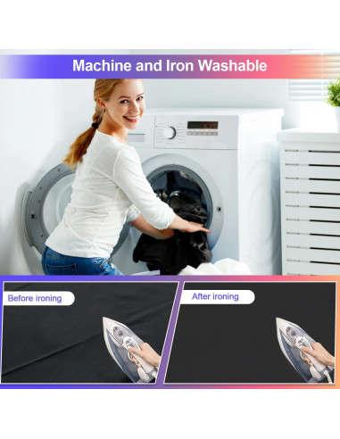 Cortina de Fondo Negra JINSUI 3x3m para Fotografía Profesional