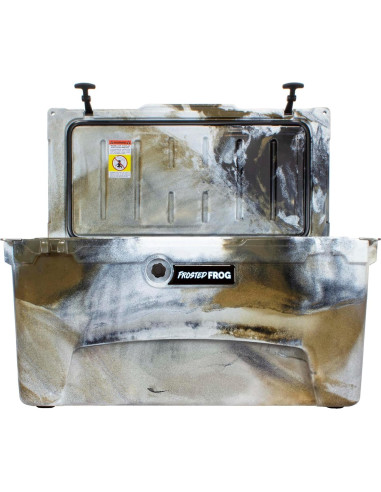 Cooler Aislado Frosted Frog 75QT Camo Desierto Grado Comercial