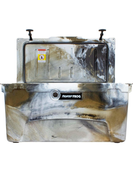 Cooler Aislado Frosted Frog 75QT Camo Desierto Grado Comercial