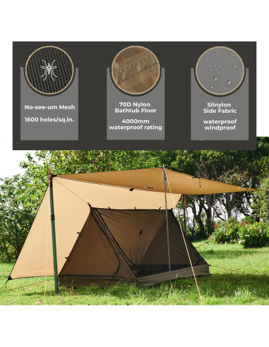 Carpa de Malla Onewind TENT-INNER-TARP para 2 Personas
