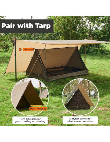 Carpa de Malla Onewind TENT-INNER-TARP para 2 Personas