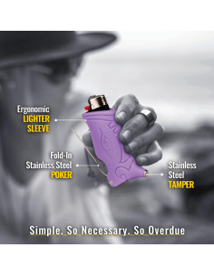 Funda Multiuso Toker Poker 2.0 para Encendedor Bic - Ejército 2