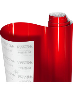 Vinilo Envoltura Coche VViViD Metal Líquido Rojo 0.30m x 1.52m 2