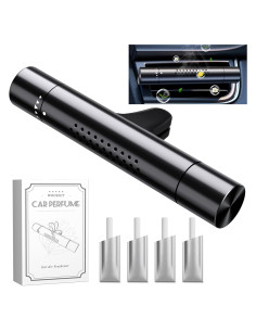 Ambientador de coche WOOKKIT con aceites esenciales negro