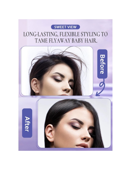 Kit de Cera para Cabello y Cepillo Sweet View - 4 Piezas