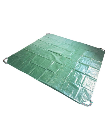 Tarp Impermeable Tespher 7x7 Pies con 4 Mangos para Jardín
