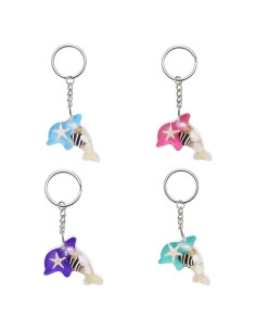 Llavero de Concha Brillante FM FM42 Multicolor 4cm