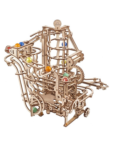 Rompecabezas 3D UGEARS Elevador Espiral de Canicas - 266 Piezas