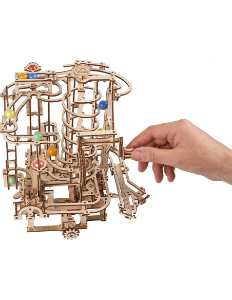Rompecabezas 3D UGEARS Elevador Espiral de Canicas - 266 Piezas