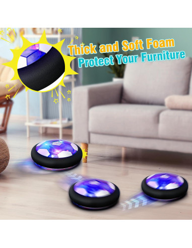 Pelota de Fútbol Flotante Recargable LED Kaixiangda 16.5cm