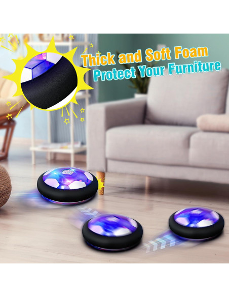 Pelota de Fútbol Flotante Recargable LED Kaixiangda 16.5cm Pelota de Fútbol Flotante Recargable LED Kaixiangda 16.5cm