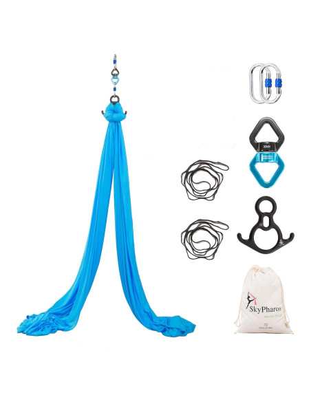 Columpio de Yoga Aéreo SKYPHAROS 11 Yardas Nylon Antigravedad