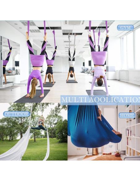Columpio de Yoga Aéreo SKYPHAROS 11 Yardas Nylon Antigravedad