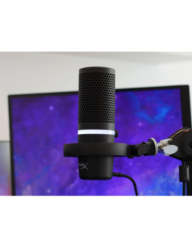 Adaptador de Soporte de Micrófono HyperX DuoCast 3/8" Negro