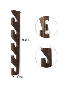 Perchero de Pared Bessny para Gorras de Béisbol 2 Piezas 2