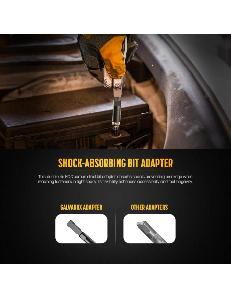 Extensor y Adaptador de Bits Galvanox para Leatherman - Negro