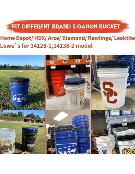 Asiento de Cubo Giratorio WarBull 5 Galones Camo Impermeable