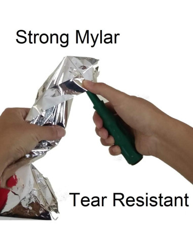 Saco de Emergencia Bivy Leberna - 4 Bolsas Mylar Impermeables