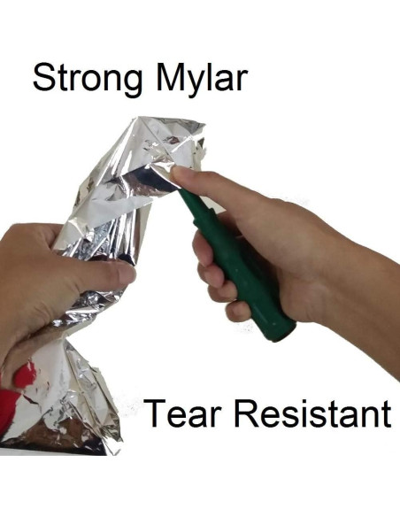 Saco de Emergencia Bivy Leberna - 4 Bolsas Mylar Impermeables Saco de Emergencia Bivy Leberna - 4 Bolsas Mylar Impermeables