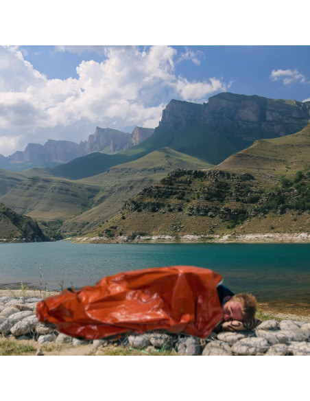 Saco de Emergencia Bivy Leberna - 4 Bolsas Mylar Impermeables Saco de Emergencia Bivy Leberna - 4 Bolsas Mylar Impermeables