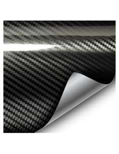 Vinilo Automotriz VViViD Epoxy Alto Brillo Negro 0.15m x 1.52m