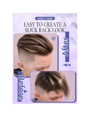 Kit de Cera para Cabello y Cepillo Sweet View - 4 Piezas