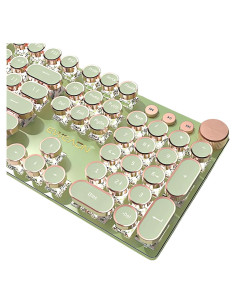 Teclado Mecánico Retro TISHLED V20 Iluminado LED 104 Teclas