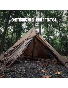 Tienda de Camping OneTigris Rock Fortress Tipi 6 Personas Impermeable 2