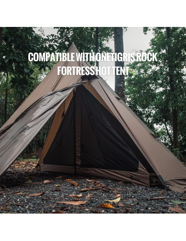 Tienda de Camping OneTigris Rock Fortress Tipi 6 Personas Impermeable