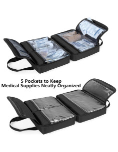 Bolsa de Primeros Auxilios Trunab Negra 29x10.9x20.1 cm 2